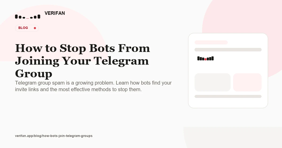 How to Stop Bots From Joining Your Telegram Group